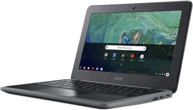 Alt view image 4 of 5 - Acer Chromebook 11, Celeron N3350, 11.6" HD, 4GB LPDDR4, 32GB eMMC, Google Chrome, C732-C6WU