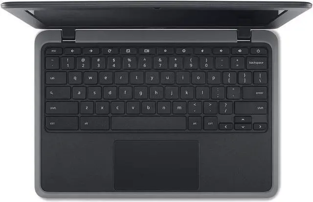 Alt view image 5 of 5 - Acer Chromebook 11, Celeron N3350, 11.6" HD, 4GB LPDDR4, 32GB eMMC, Google Chrome, C732-C6WU