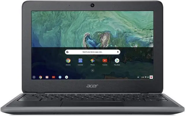 Main image of Acer Chromebook 11, Celeron N3350, 11.6" HD, 4GB LPDDR4, 32GB eMMC, Google Chrome, C732-C6WU