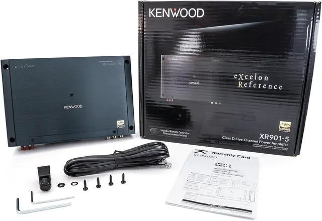 Alt view image 5 of 5 - Kenwood eXcelon XR901-5 Class D 5 Channel Amplifier