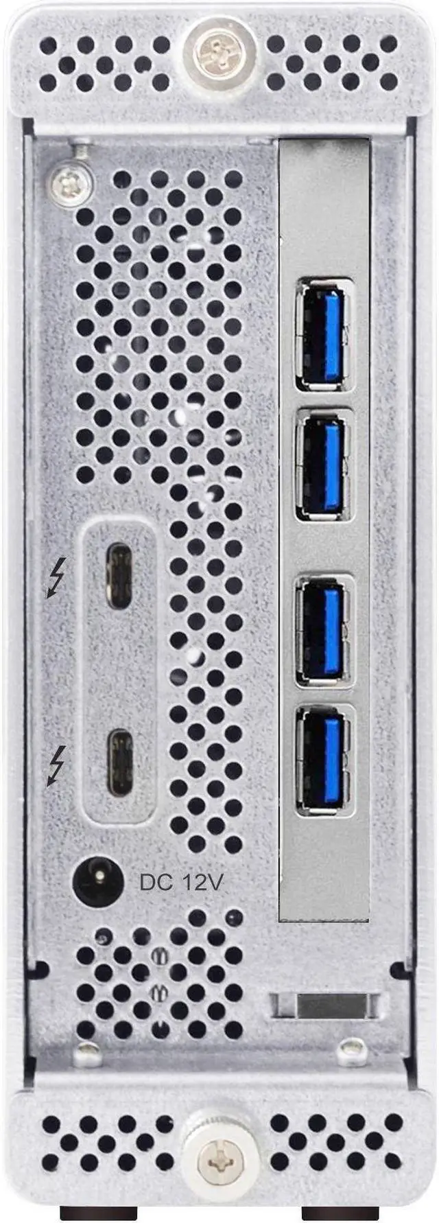 Alt view image 2 of 5 - HighPoint Technologies Highpoint RocketStor 6661A-4USB Thunderbolt 3 to 4X 10Gb/s USB 3.1 Adapter