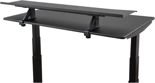 Alt view image 4 of 4 - Stand Up Desk Store Clamp-On Adjustable Height Desk Shelf Monitor Stand (48" Wide)