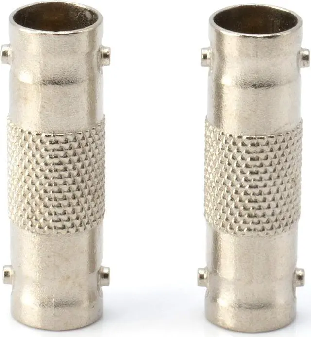 Alt view image 2 of 5 - THE CIMPLE CO BNC Connectors, Female to Female Coupler - 100 Pack - (Barrel Connector) Adapter for Security Camera CCTV, SDI, HD-SDI