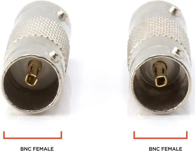 Alt view image 4 of 5 - THE CIMPLE CO BNC Connectors, Female to Female Coupler - 100 Pack - (Barrel Connector) Adapter for Security Camera CCTV, SDI, HD-SDI