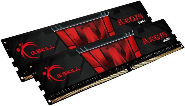 Alt view image 3 of 4 - G.SKILL AEGIS Series (XMP) DDR4 RAM 32GB (4x8GB) 3200MT/s CL16-18-18-38 1.35V Intel AMD Desktop Computer Memory UDIMM (F4-3200C16Q-32GIS)