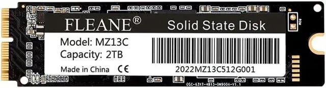 Main image of FLEANE MZ13C 2TB PCIe3.0x4 NVMe SSD for MacBook Pro A1398 A1502 (2013-2015), MacBook Air A1465 A1466 (2013-2017), iMac A1419 A1418 (2013-2019), Mac Pro(Late 2013)