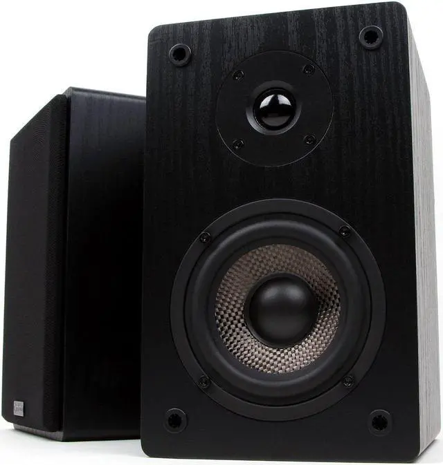 Main image of Micca MB42 Bookshelf Speakers for Home Theater Surround Sound, Stereo, and Passive Near Field Monitor, 2-Way (Black, Pair)