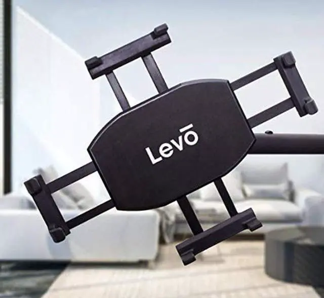 Alt view image 3 of 5 - LEVO Dual Clamp Tablet Holder Cradle Mount G2 - Compatible With All Best Tablet & Smart Phone Sizes up to 12.9" iPad Pro & Surface Pro - Stands, Book Stands and Table Clamps