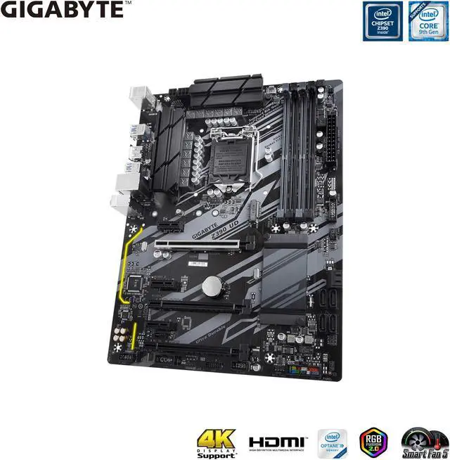 Alt view image 4 of 5 - GIGABYTE Z390 UD (LGA 1151 (300 Series) Intel Z390 SATA 6Gb/s ATX Intel Motherboard for Cryptocurrency Mining with above 4G Decoding, 6 x PCIe Slots)