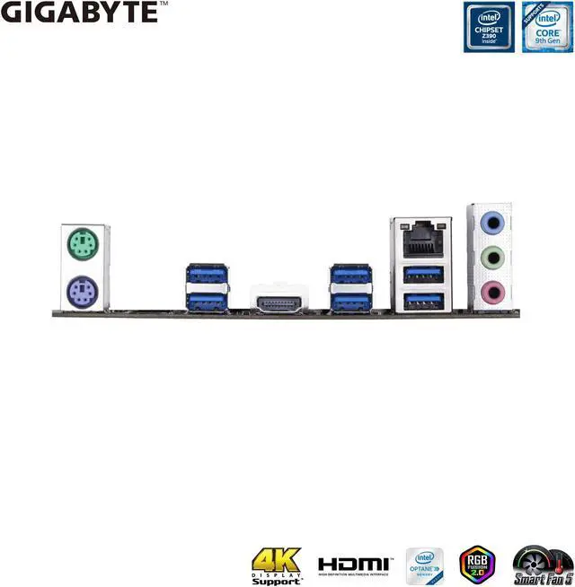 Alt view image 5 of 5 - GIGABYTE Z390 UD (LGA 1151 (300 Series) Intel Z390 SATA 6Gb/s ATX Intel Motherboard for Cryptocurrency Mining with above 4G Decoding, 6 x PCIe Slots)