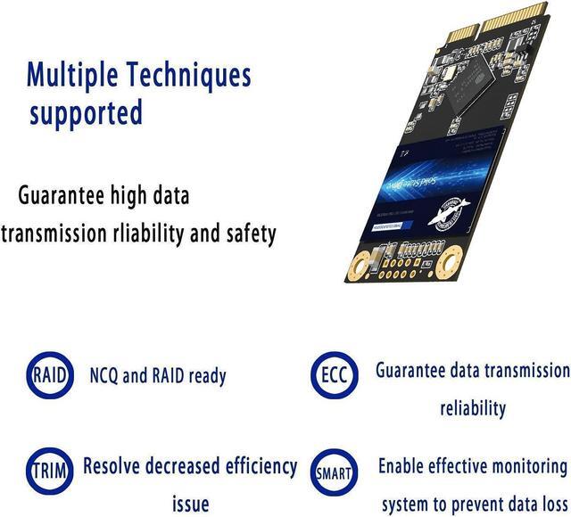 Alt view image 5 of 5 - SSD mSATA 500GB Dogfish Internal Solid State Drive High Performance Hard Drive for Desktop Laptop SATA III 6Gb/s Includes SSD 32GB 60GB 64GB 120GB 128GB 240GB 250GB 480GB 500GB 1TB (500GB Msata)