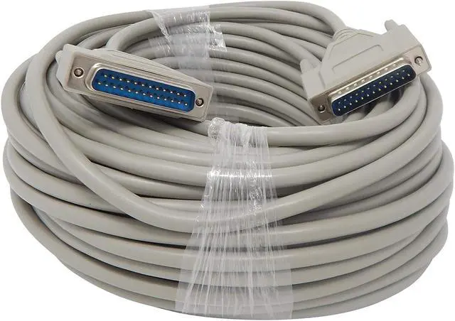 Main image of Your Cable Store 100 Foot DB25 25 Pin Serial Port Cable Male/Male RS232