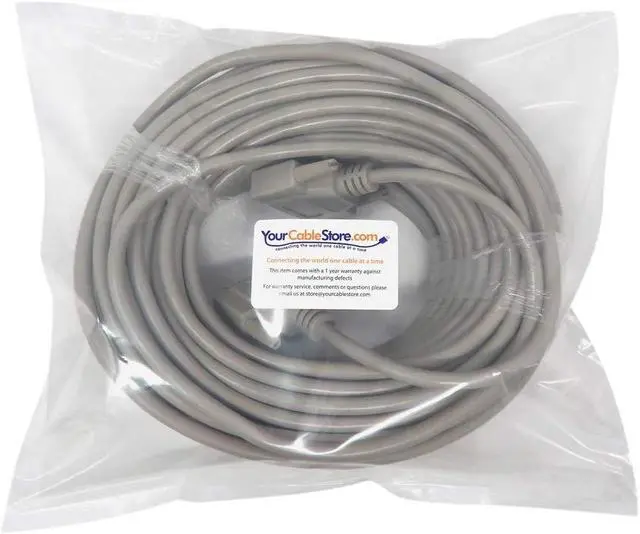 Alt view image 2 of 2 - Your Cable Store 100 Foot DB25 25 Pin Serial Port Cable Male/Male RS232
