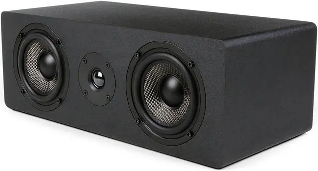 Main image of Micca MB42X-C Advanced Center Channel Speaker for Home Theater, Surround Sound, Passive, 2-Way (Black, Each)