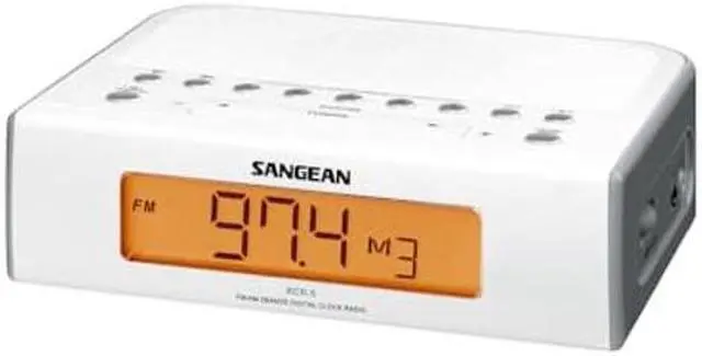 Alt view image 2 of 5 - Sangean RCR-5 Digital AM/FM Clock Radio, White