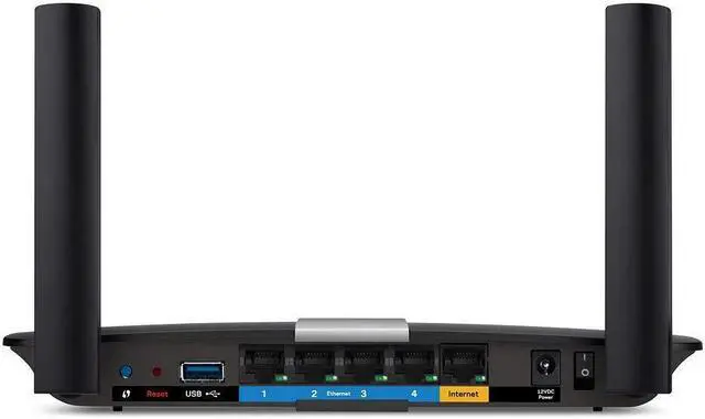 Alt view image 2 of 5 - Linksys EA6350 Dual-Band Wi-Fi Router for Home (AC1200 Fast Wireless Router),Black