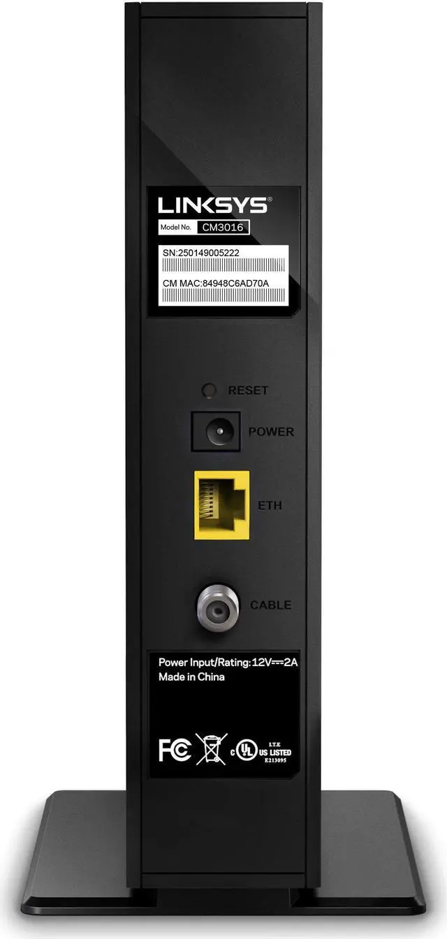 Alt view image 2 of 5 - Linksys (CM3016) Docsis 3.0 16x4 Cable Modem