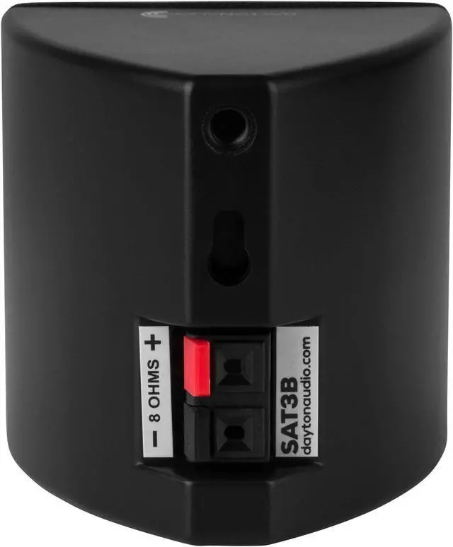 Alt view image 3 of 5 - Dayton Audio SAT3B 3" Cube Speaker Pair Black