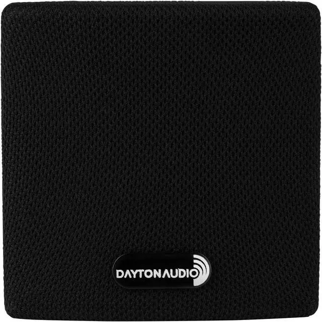 Alt view image 4 of 5 - Dayton Audio SAT3B 3" Cube Speaker Pair Black