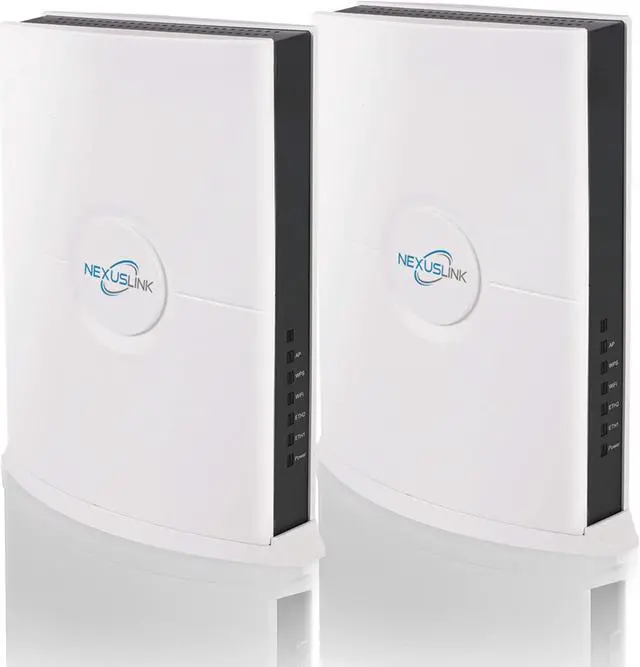 Main image of NexusLink Wireless Gaming Bridge - High-Speed AC1750 with MU-MIMO for Low Latency, 2 Gigabit Ethernet Ports, Plug & Play - Gaming & Streaming, Private Point-to-Point LAN - 2 Unit Kit (WB-1750-KIT)