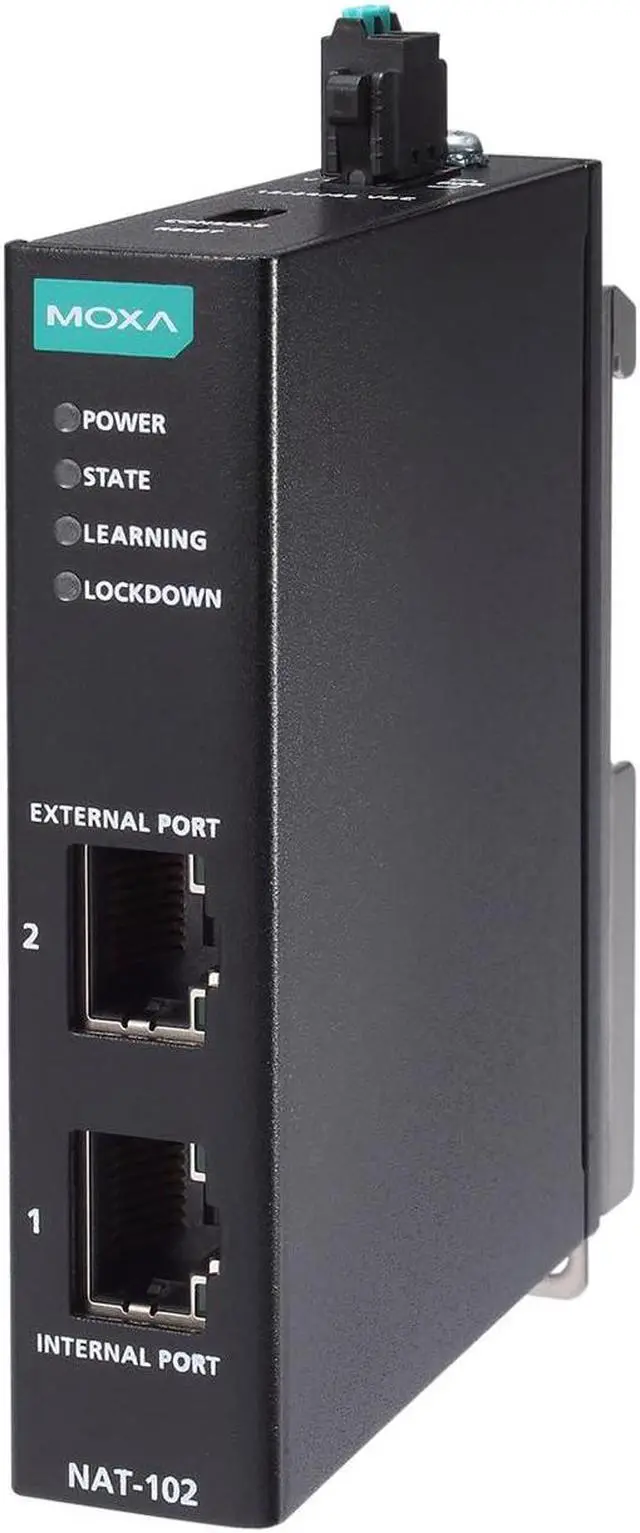 Alt view image 3 of 3 - NAT-102, 2-Port Industrial Network Address Translation (NAT) Devices, -10 to 60°C Operating Temperature