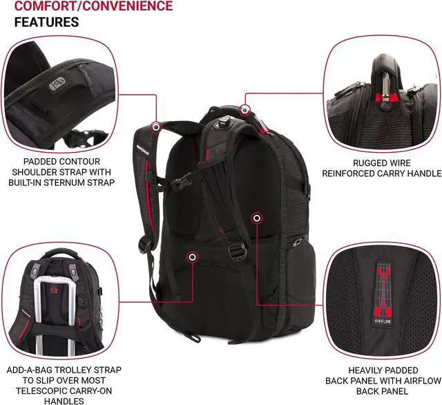 Alt view image 2 of 5 - SwissGear Travel Tech Elite, Dark Grey, Large