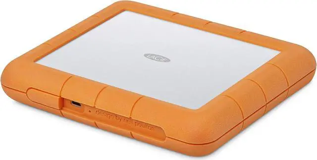 Main image of LaCie Rugged Raid Shuttle 8TB External Hard Drive Portable HDD - USB-C USB 3.0 Compatible, Drop Shock Dust Water Resistant, for Mac and PC Computer Desktop Laptop, 1 Mo Adobe CC (STHT8000800)