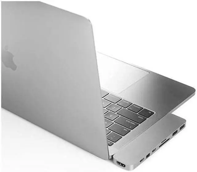 Alt view image 3 of 5 - Sanho HyperDrive PRO 8-in-2 Hub for USB-C MacBook Pro - Space Gray