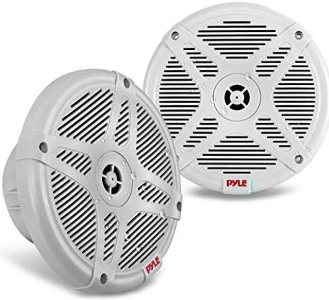 Main image of Pyle 6.5 Inch Marine Speakers - Coaxial 2-Way Waterproof Component Speaker Pair | Audio Stereo Sound System with Wireless RF Streaming Support | 6.5" in, 600 Watt - Pyle PLMRF65SW
