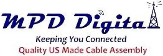 Alt view image 4 of 4 - MPD Digital I LMR400 Times Microwave Coaxial Cable I N Male to N Male Connectors I Low Loss RF Coax I Jumper, CB, Ham Radio, Transmitters, Antenna I 25 FT