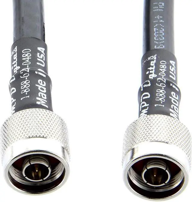 Main image of MPD Digital I LMR400 Times Microwave Coaxial Cable I N Male to N Male Connectors I Low Loss RF Coax I Jumper, CB, Ham Radio, Transmitters, Antenna I 25 FT
