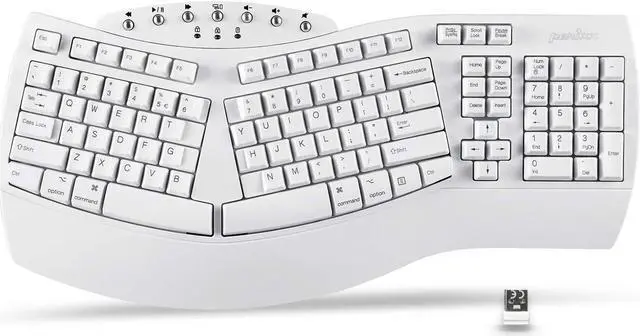 Main image of Perixx Periboard-612 Wireless Ergonomic USB Split Keyboard, US English Layout