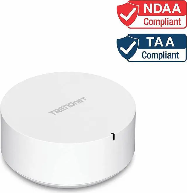 Alt view image 5 of 5 - TRENDnet AC2200 WiFi Mesh Router,TEW-830MDR,1xAC2200 WiFi Mesh Router,App-Based Setup,Expanded Wireless Internet(Up to 2,000 Sq Ft.Home),Supports 2.4GHz/5GHz,White