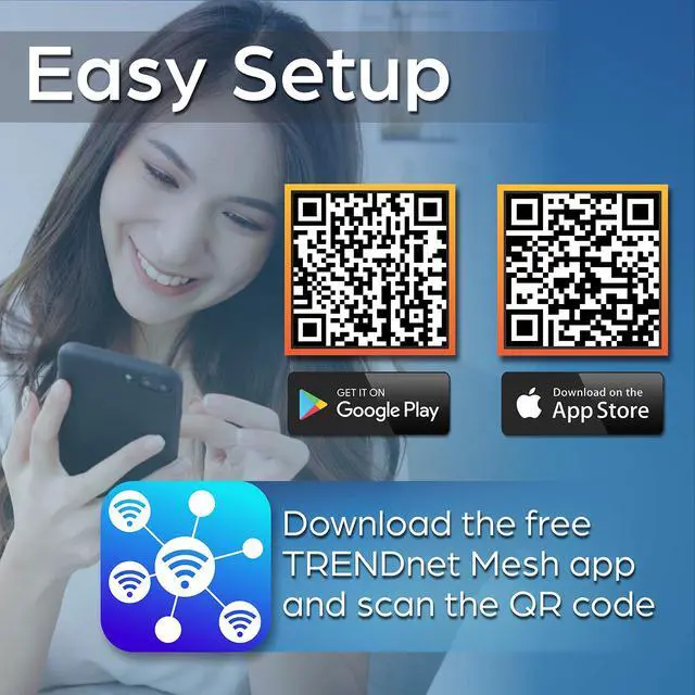 Alt view image 2 of 5 - TRENDnet AC2200 WiFi Mesh Router,TEW-830MDR,1xAC2200 WiFi Mesh Router,App-Based Setup,Expanded Wireless Internet(Up to 2,000 Sq Ft.Home),Supports 2.4GHz/5GHz,White