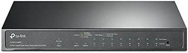 Main image of TP-Link TL-SG1210MPE | 8 Port Gigabit PoE Switch | Easy Smart Managed | 8 PoE+ Ports @123W, w/ 2 Uplink Gigabit Ports + 1 Combo SFP Slot | 3 Year Manufacturer Warranty | QoS, Vlan, IGMP & LAG