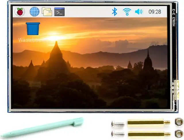 Main image of Waveshare 3.5" Resistive Touch Screen IPS LCD 480x320, XPT2046 Controller, Compatible with Raspberry Pi 5/4B/3B+/3B/2B/A+/B+/Zero W/Zero 2W