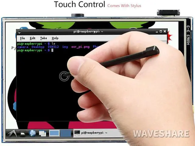 Alt view image 3 of 5 - Waveshare 3.5" Resistive Touch Screen IPS LCD 480x320, XPT2046 Controller, Compatible with Raspberry Pi 5/4B/3B+/3B/2B/A+/B+/Zero W/Zero 2W