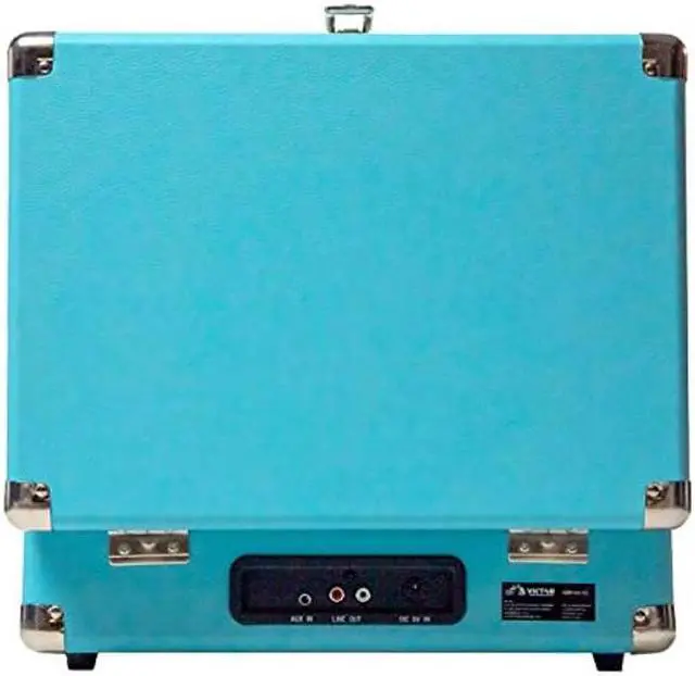 Alt view image 3 of 5 - Victor VSRP-800 Metro Portable Suitcase Turntable Record Player with Bluetooth, 3-Speed Vinyl Playback, and Built-in Stereo Speakers  Perfect for On-The-Go Vinyl Lovers and Retro Enthusiasts