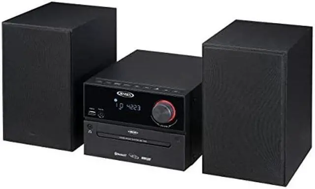 Alt view image 4 of 5 - Jensen Professional JBS-500 Modern Bluetooth Wireless Stereo Music System Home CD Player, MP3 USB, Audio in, Headphone Jack, FM Radio, 30W - (Jet Black)