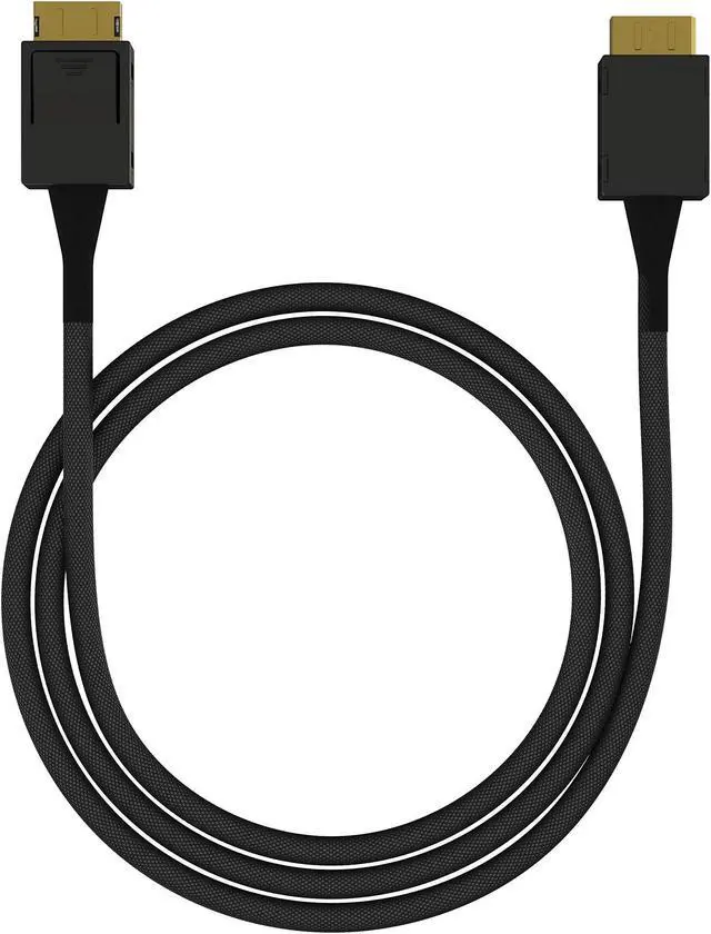 Alt view image 5 of 5 - LINKUP - OCuLink PCIe Gen 4 SFF-8611 4i to OCuLink SFF-8611 SSD Data Active Cable w/Nylon Cable Jacket 75cm