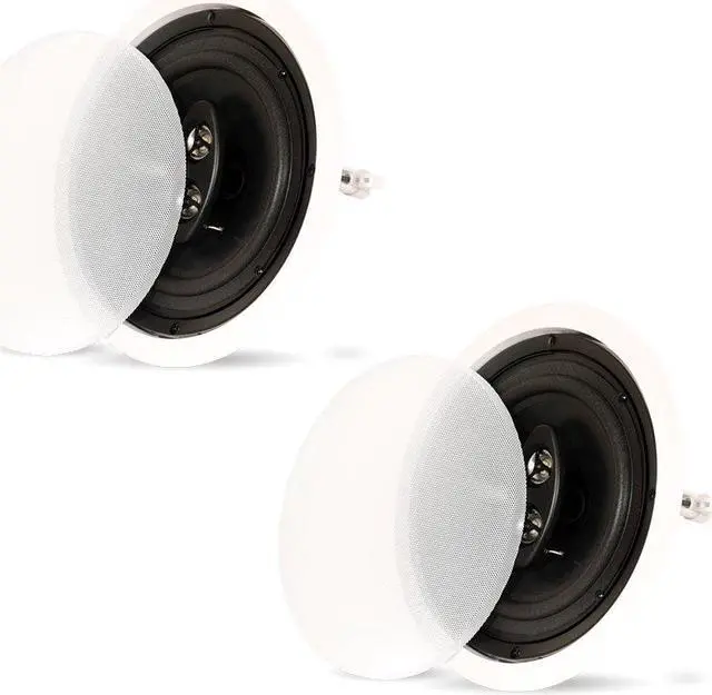 Main image of Theater Solutions CS83C in Ceiling 3-Way 8" Speakers Surround Sound Home Theater Pair