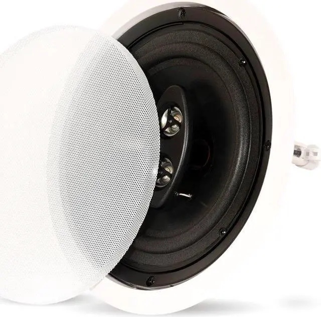 Alt view image 2 of 5 - Theater Solutions CS83C in Ceiling 3-Way 8" Speakers Surround Sound Home Theater Pair