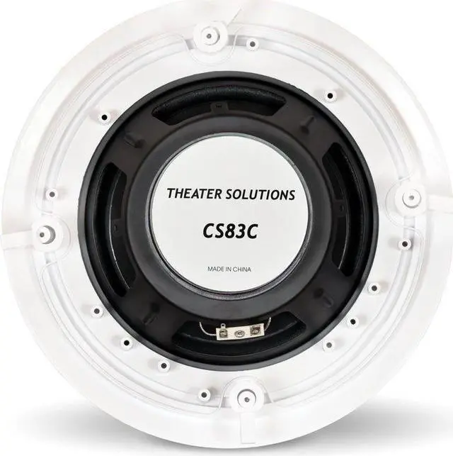 Alt view image 4 of 5 - Theater Solutions CS83C in Ceiling 3-Way 8" Speakers Surround Sound Home Theater Pair