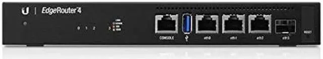 Alt view image 2 of 5 - Ubiquiti Networks Edgerouter 4 Ethernet Lan Black Wired Router