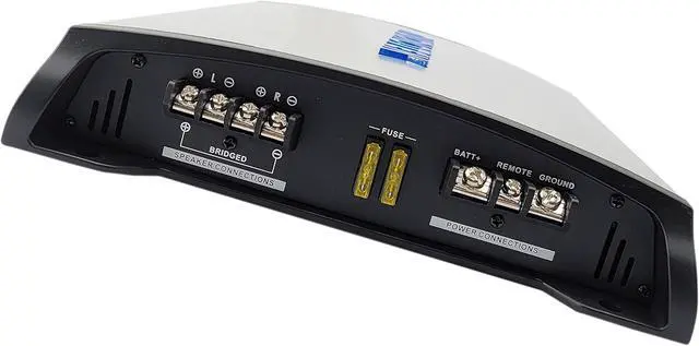 Alt view image 5 of 5 - AUDIOTEK AT3500S 2 Channel Stereo Car Amplifier - 3500 Watts, 2 Ohm Stable, LED Indicator, Full Range, Bass Knob Included, Great for Speakers and Subwoofers