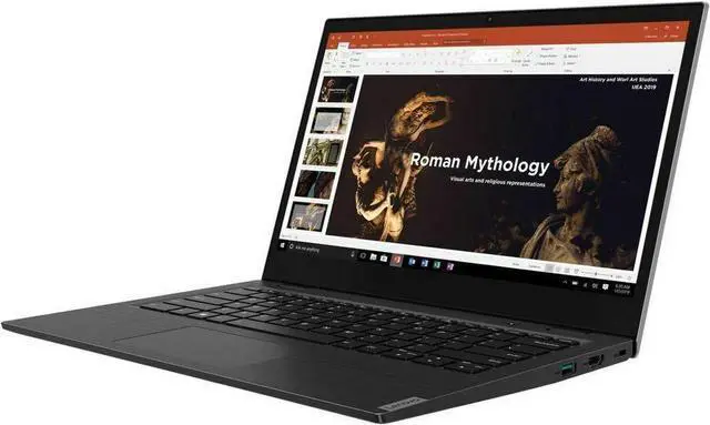 Alt view image 3 of 5 - Lenovo 14w Laptop AMD A6-9220C Dual-Core up to 2.7GHz| 4GB LPDDR4X RAM, 64GB eMMC| 14" FHD, AMD Radeon R5 Graphics| 802.11ac WiFi, Bluetooth 4.2, USB Type-C, HDMI| Black, Windows 10 Pro