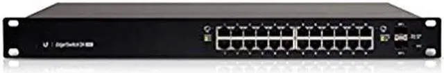 Alt view image 2 of 5 - Ubiquiti Networks EdgeSwitch 24 250W (ES-24-250W) Managed PoE+ Gigabit Switch with SFP,Black