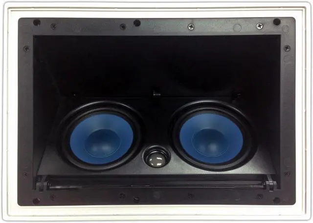 Main image of 5252AC Silver Ticket in-Ceiling Speaker with Pivoting Full Speaker Adjustable Angle Woofers and Tweeter (Dual 5.25 Inch in-Ceiling Center Channel) Ceiling ONLY