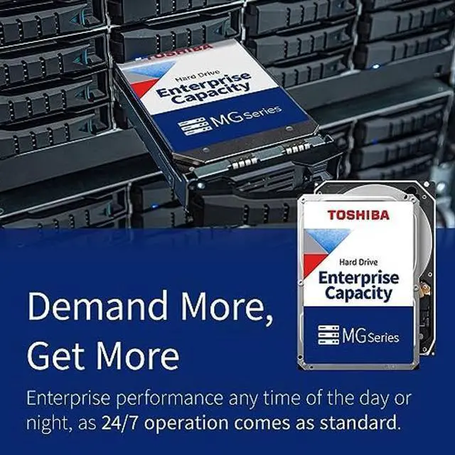 Alt view image 3 of 5 - Toshiba MG08ACA16TE 16TB 7200RPM 512e 3.5" SATA Enterprise Desktop Hard Drive