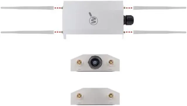 Main image of WatchGuard AP332CR - Wi-Fi 6 Indoor/Outdoor Access Point - 802.11ax - WPA3 Security - 2x2 Radio, 4 External Antennas - IP67-Rated (WGA332000000)